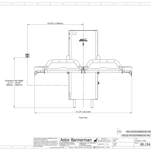Astor Invincible Height Adjustable Changing Table - Image 5